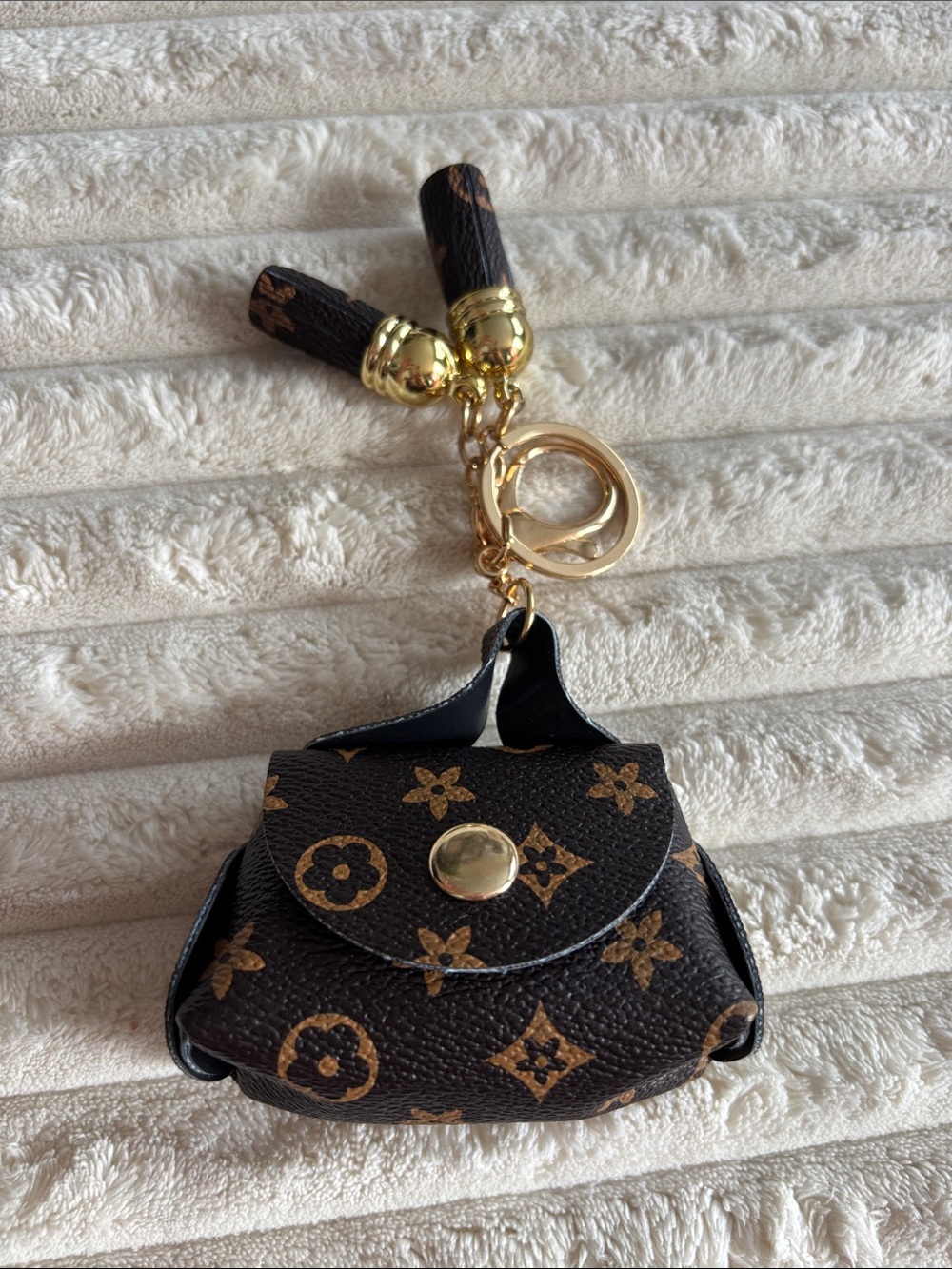 Brown Monogram Mini Purse Keychain